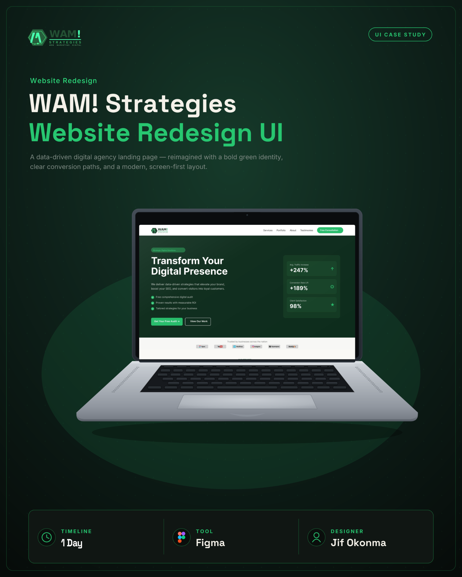 WAM! Strategies Website Redesign