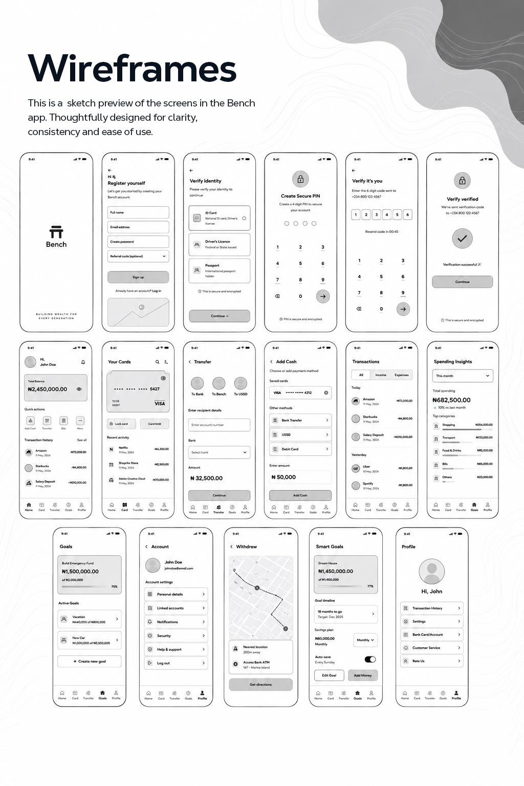 Bench App — Mobile Banking — screen 4