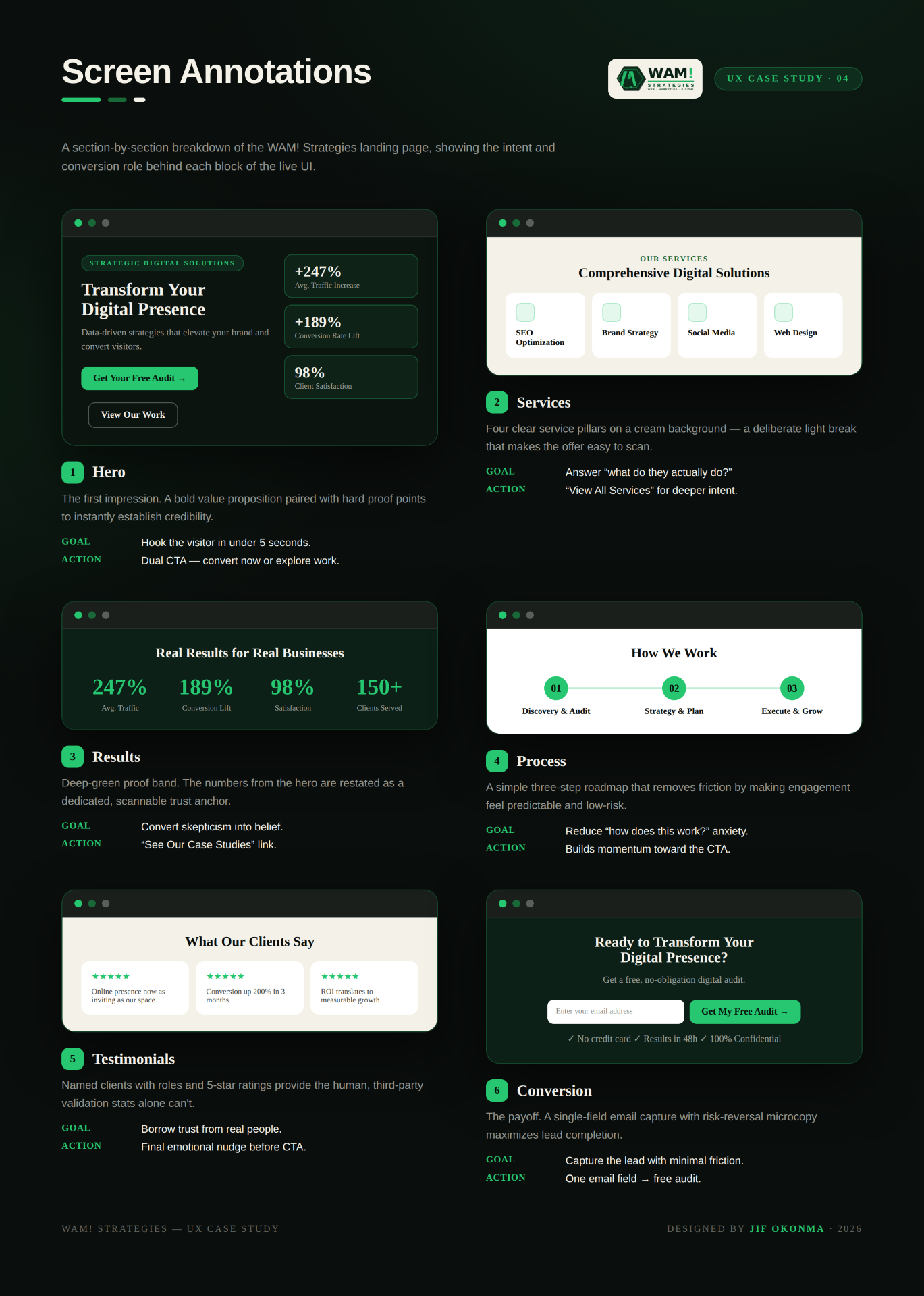 WAM! Strategies Website Redesign — screen 5